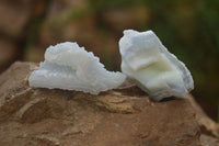 Natural Etched Blue Chalcedony Specimens x 24 From Nsanje, Malawi - Toprock Gemstones and Minerals 