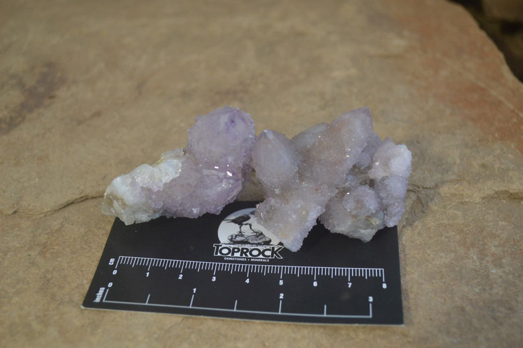 Natural Amethyst Spirit Quartz Clusters x 20 From Boekenhouthoek, South Africa - Toprock Gemstones and Minerals 