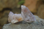 Natural Amethyst Spirit Quartz Clusters x 20 From Boekenhouthoek, South Africa - Toprock Gemstones and Minerals 
