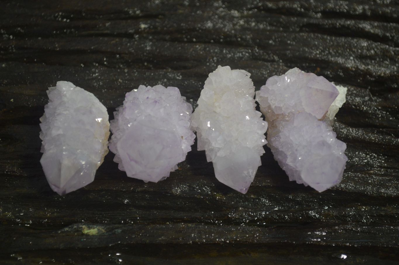 Natural Amethyst Spirit Quartz Crystals x 24 From Boekenhouthoek, South Africa - Toprock Gemstones and Minerals 
