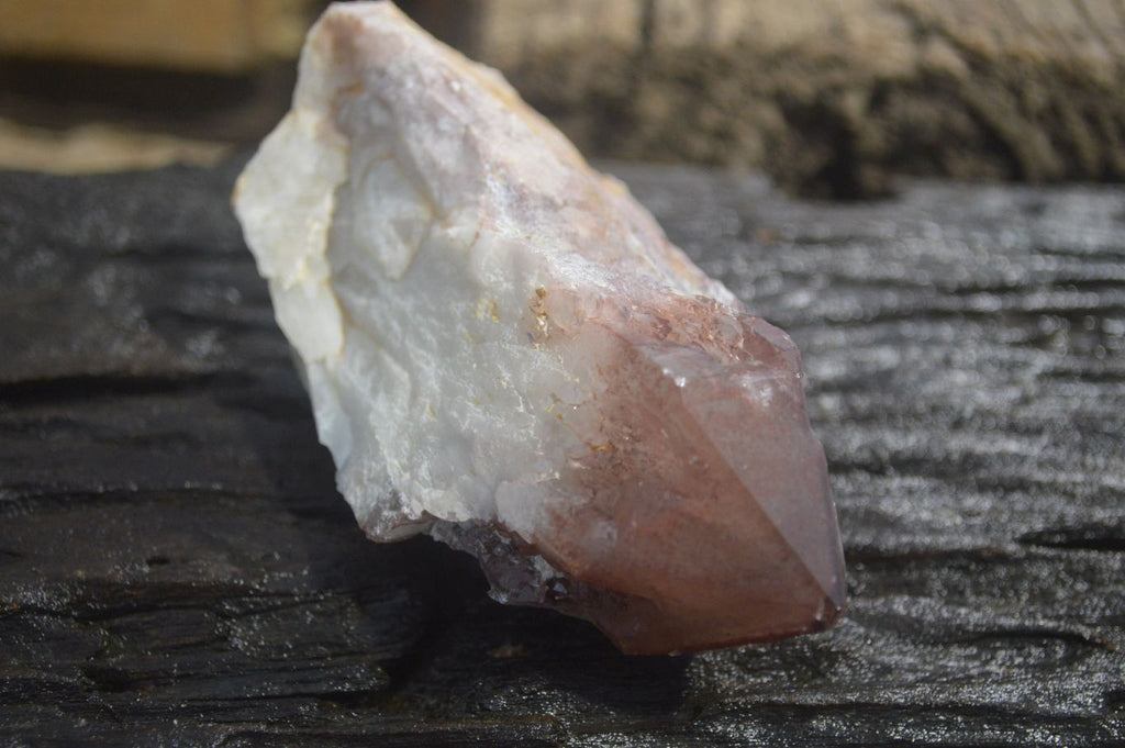 Natural Red Hematoid Quartz Single Crystals x 4 From Karoi, Zimbabwe - Toprock Gemstones and Minerals 