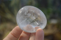 Polished Clear Quartz Galet-Palm Stones x 12 From Madagascar - Toprock Gemstones and Minerals 