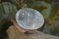 Polished Clear Quartz Galet-Palm Stones x 12 From Madagascar - Toprock Gemstones and Minerals 