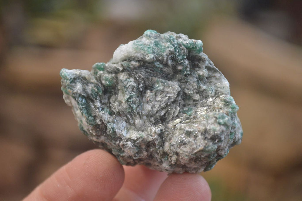 Natural Rare Emerald Mica In Matrix Cobbed Specimens x "Lot" From Mutoko, Zimbabwe - Toprock Gemstones and Minerals 