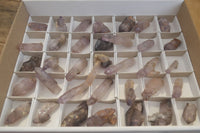 Natural Smokey Chiredzi Amethyst Crystals & Double Terminated Scepters x 35 From Chiredzi, Zimbabwe - Toprock Gemstones and Minerals 