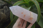 Polished Gemmy Rose Quartz Points x 2 From Madagascar - Toprock Gemstones and Minerals 