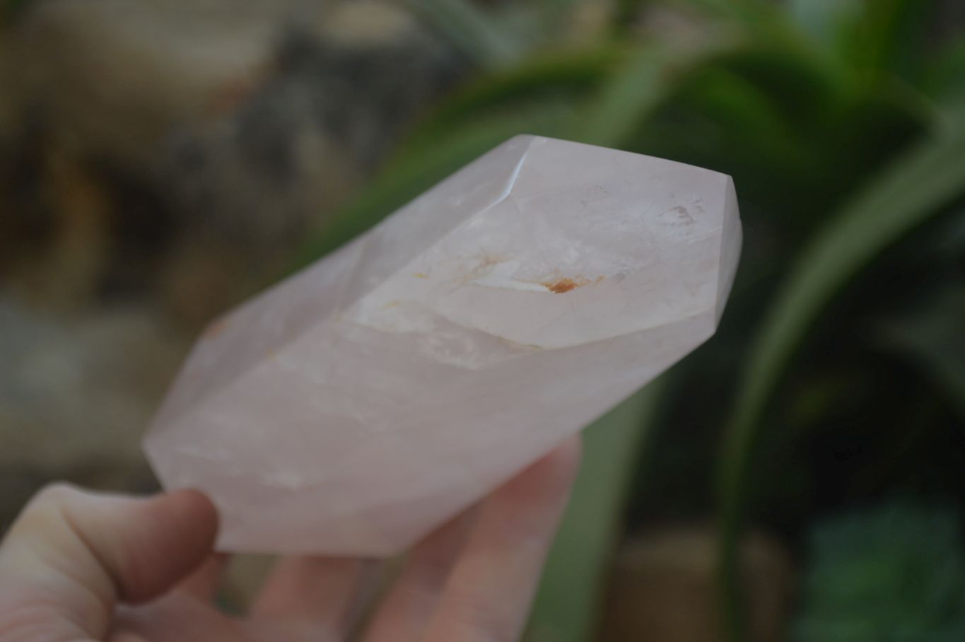 Polished Gemmy Rose Quartz Points x 2 From Madagascar - Toprock Gemstones and Minerals 