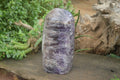 Polished XL Chevron Dream Amethyst Standing Free Form x 1 From Madagascar - Toprock Gemstones and Minerals 