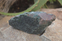 Natural Libethenite Crystals On Dolomite Matrix Specimens x 2 From Shituru, Congo