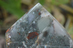 Polished Bloodstone Point-Prisms x 2 From Swaziland - Toprock Gemstones and Minerals 