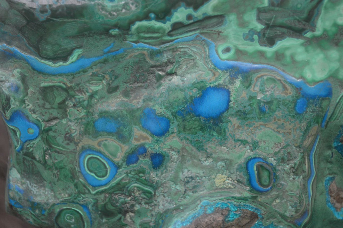 Polished Extra Large Malacolla Standing Free Form x 1 From Kalukundi Mine, Congo - Toprock Gemstones and Minerals 