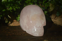 Polished Rose Quartz Skull x 1 From Madagascar - Toprock Gemstones and Minerals 