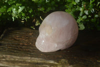 Polished Rose Quartz Skull x 1 From Madagascar - Toprock Gemstones and Minerals 