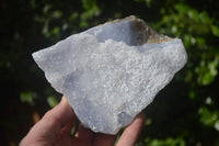 Natural Crystalline Blue Lace Agate Plates x 2 From Namibia - Toprock Gemstones and Minerals 