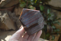 Polished Banded Tiger Iron Point-Prisms x 3 From Northern Cape, South Africa - Toprock Gemstones and Minerals 