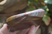 Polished Banded Tiger Iron Point-Prisms x 3 From Northern Cape, South Africa - Toprock Gemstones and Minerals 