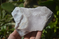 Natural Crystalline Blue Lace Agate Plates x 2 From Namibia - Toprock Gemstones and Minerals 