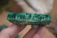 Natural Silky Malachite Specimens x 6 From Kasompe, Congo - Toprock Gemstones and Minerals 