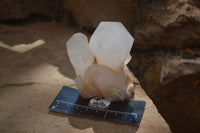 Natural Castle Quartz Crystals x 6 From Madagascar - Toprock Gemstones and Minerals 
