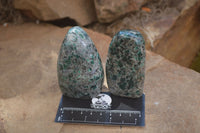 Polished Rare Emerald Mica In Matrix Free Forms x 6 From Mutoko, Zimbabwe - Toprock Gemstones and Minerals 