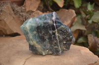 Natural Watermelon Fluorite Cobbed Specimens x 3 From Uis, Namibia - Toprock Gemstones and Minerals 