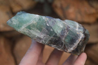 Natural Watermelon Fluorite Cobbed Specimens x 3 From Uis, Namibia - Toprock Gemstones and Minerals 
