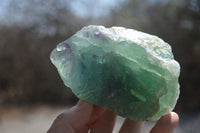 Natural Watermelon Fluorite Cobbed Specimens x 3 From Uis, Namibia - Toprock Gemstones and Minerals 