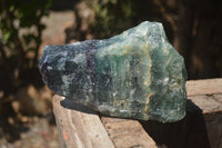 Natural Watermelon Fluorite Cobbed Specimens x 3 From Uis, Namibia - Toprock Gemstones and Minerals 