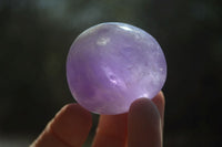 Polished Chevron Amethyst Galet-Palm Stones x 12 from Madagascar - Toprock Gemstones and Minerals 