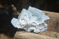 Natural Etched Blue Chalcedony Specimens x 3 From Nsanje, Malawi - Toprock Gemstones and Minerals 