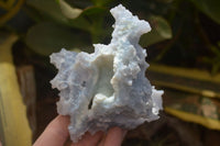 Natural Etched Blue Chalcedony Specimens x 3 From Nsanje, Malawi - Toprock Gemstones and Minerals 