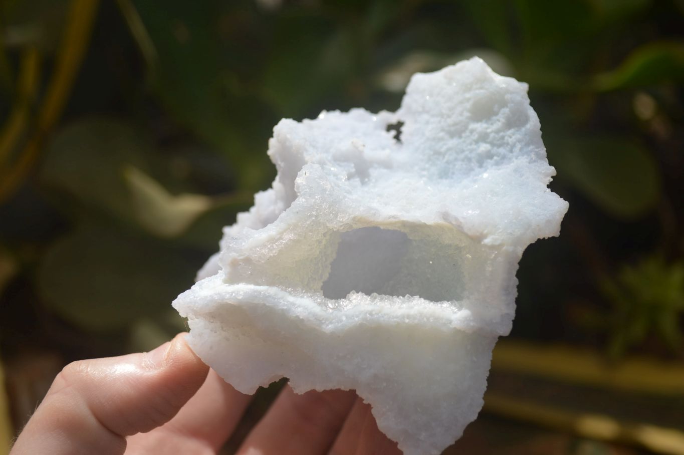 Natural Etched Blue Chalcedony Specimens x 3 From Nsanje, Malawi - Toprock Gemstones and Minerals 