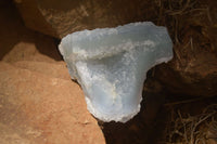 Natural Etched Blue Chalcedony Specimens x 12 From Nsanje, Malawi - Toprock Gemstones and Minerals 