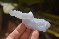 Natural Etched Blue Chalcedony Specimens x 12 From Nsanje, Malawi - Toprock Gemstones and Minerals 