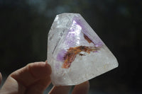 Polished Window Amethyst Quartz Crystals x 4 From Akansobe, Madagascar - Toprock Gemstones and Minerals 