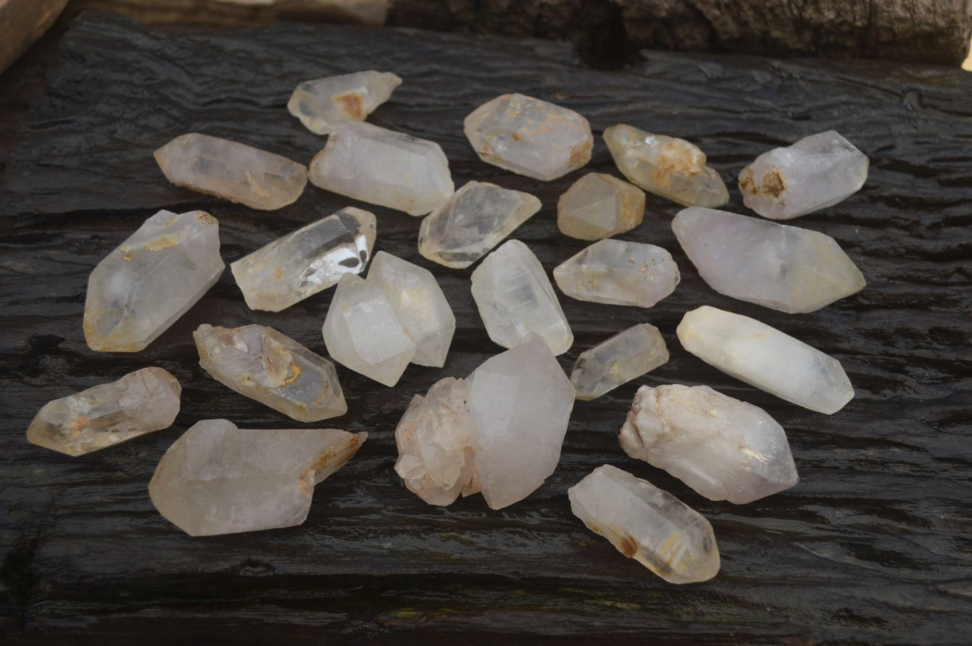 Natural Assortment Of Quartz Crystals x 35 From Southern Africa - Toprock Gemstones and Minerals 