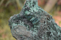 Natural Silky Malachite Specimens x 2 From Kasompe, Congo - Toprock Gemstones and Minerals 