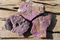 Natural Metallic Purpurite Cobbed Specimens x 12 From Erongo, Namibia - Toprock Gemstones and Minerals 