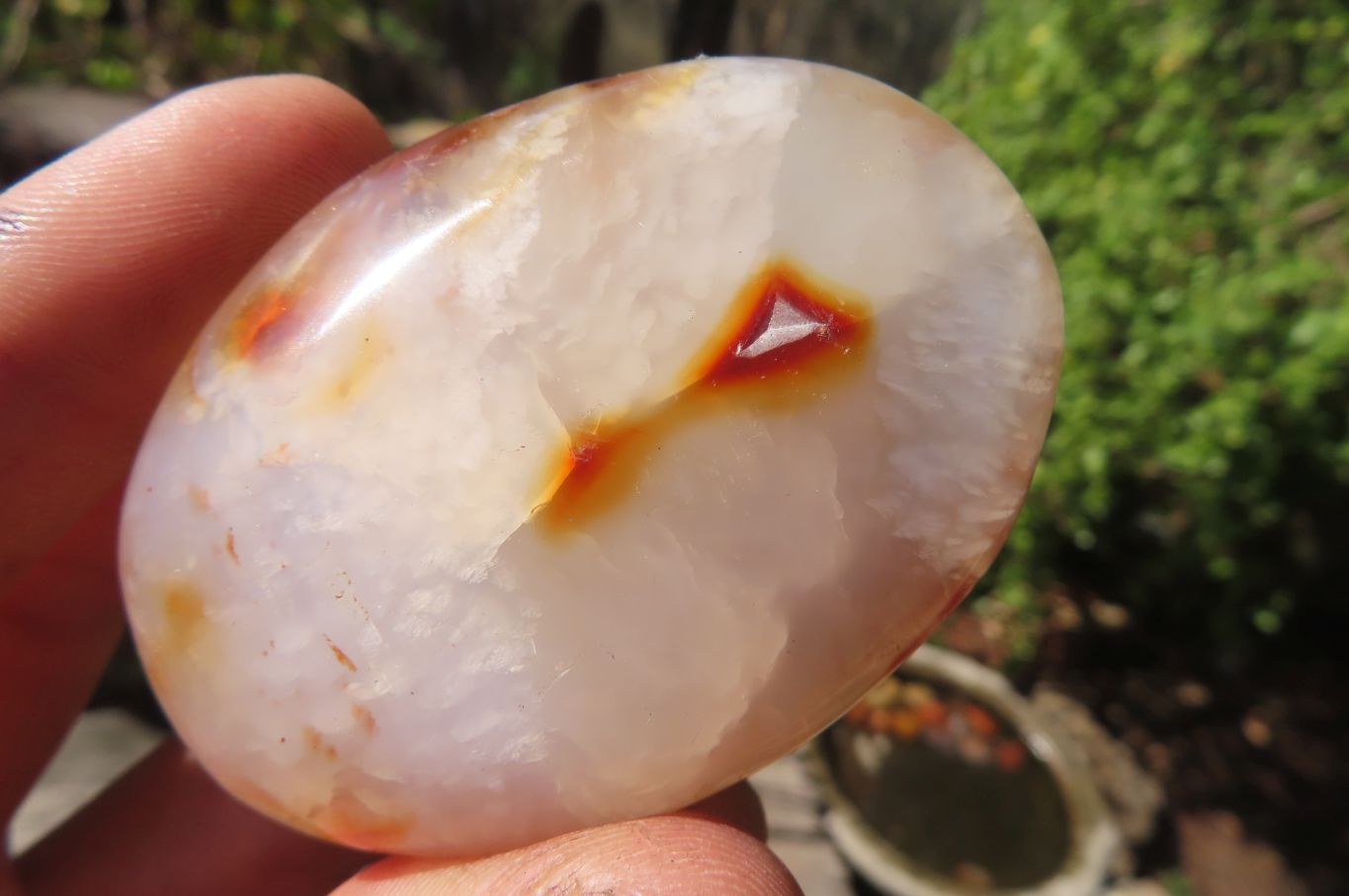 Polished Carnelian Palm Stones x 24 From Madagascar - Toprock Gemstones and Minerals 