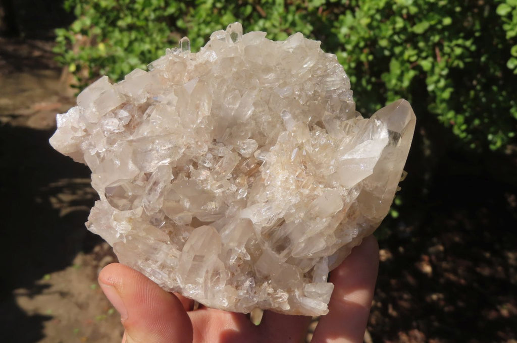 Natural Clear Quartz Crystal Clusters x 4 From Madagascar - Toprock Gemstones and Minerals 