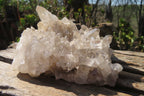 Natural Clear Quartz Crystal Clusters x 4 From Madagascar - Toprock Gemstones and Minerals 