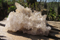 Natural Clear Quartz Crystal Clusters x 4 From Madagascar - Toprock Gemstones and Minerals 