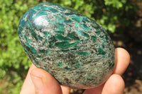 Polished Rare Emerald Mica In Matrix Free Forms x 6 From Mutoko, Zimbabwe - Toprock Gemstones and Minerals 