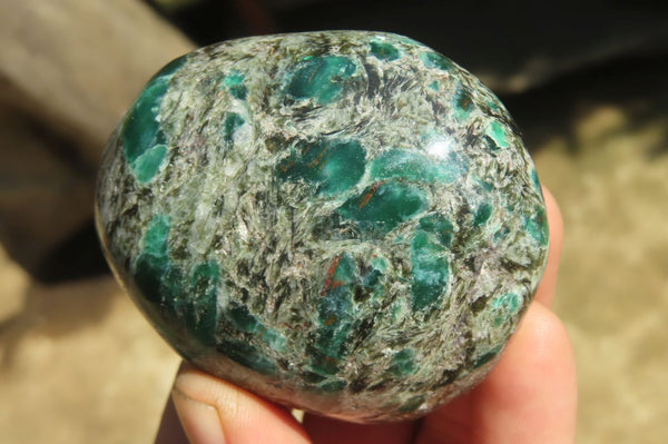 Polished Rare Emerald Mica In Matrix Free Forms x 6 From Mutoko, Zimbabwe - Toprock Gemstones and Minerals 