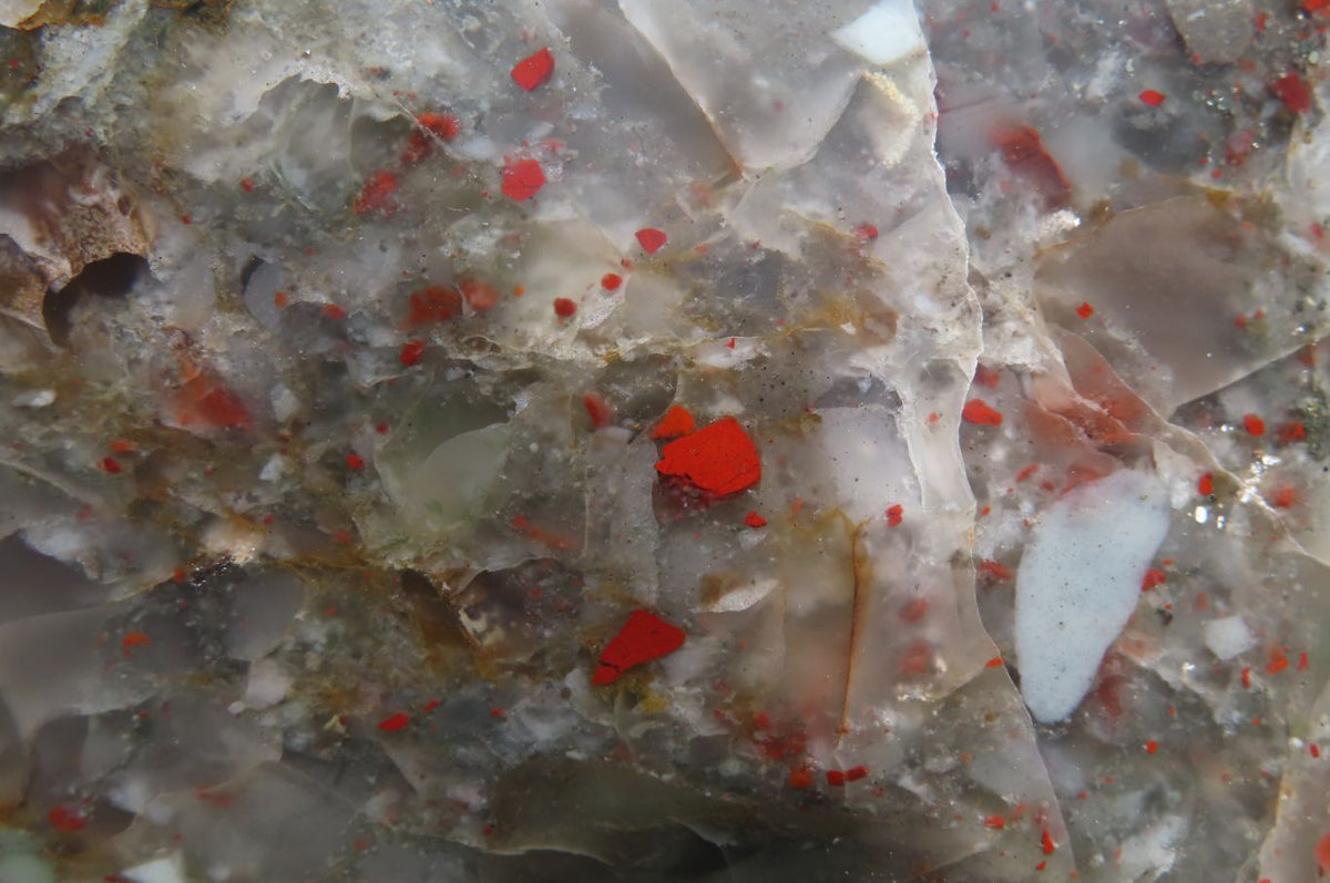 Polished Bloodstone With Pyrite Crystal x 1 From Swaziland - Toprock Gemstones and Minerals 