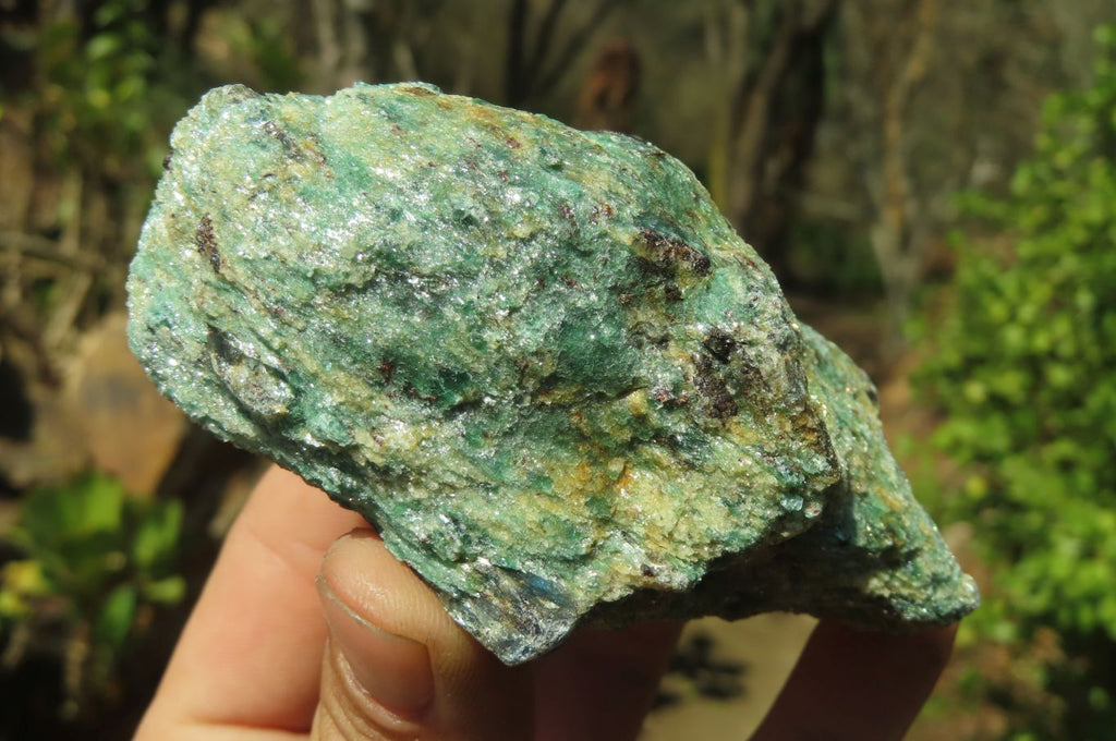 Natural Kyanite In Fuchsite Matrix Specimens x 5 From Zimbabwe - Toprock Gemstones and Minerals 