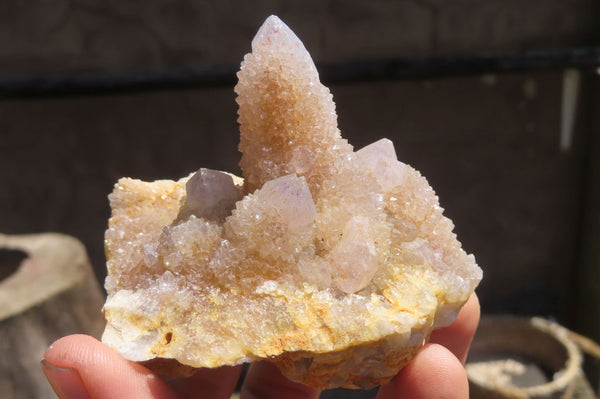 Natural Spirit Quartz Clusters x 6 From Boekenhouthoek, South Africa - Toprock Gemstones and Minerals 