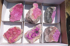 Natural Salrose Cobaltion Dolomite Specimens x 6 From Kakanda, Congo - Toprock Gemstones and Minerals 