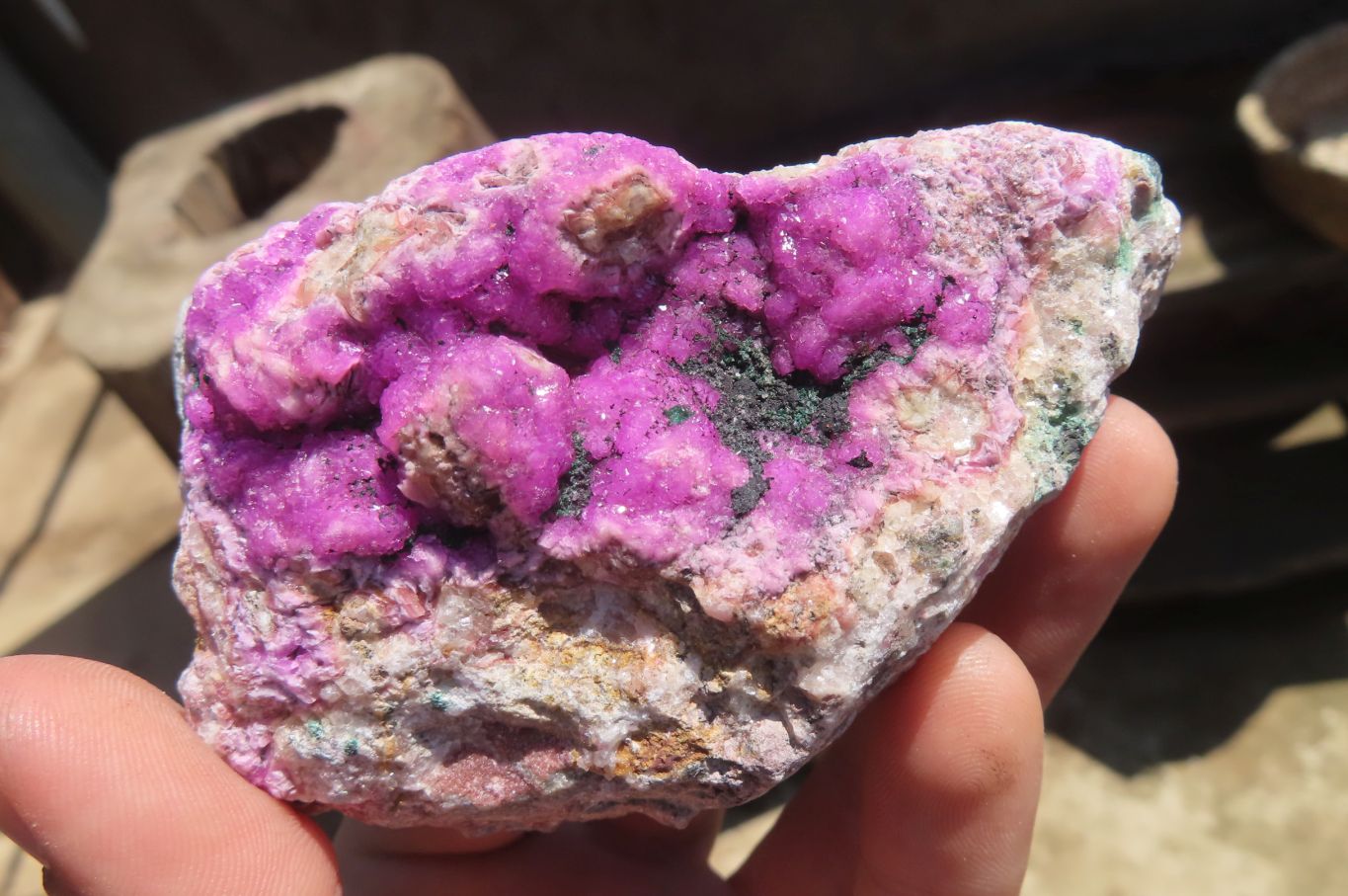 Natural Salrose Cobaltion Dolomite Specimens x 6 From Kakanda, Congo - Toprock Gemstones and Minerals 