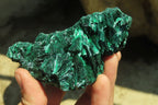 Natural Silky Malachite Specimens x 3 From Kasompe, Congo - Toprock Gemstones and Minerals 